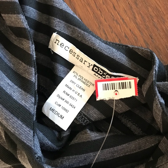 Great stripe dress! Like new - Picture 2 of 3